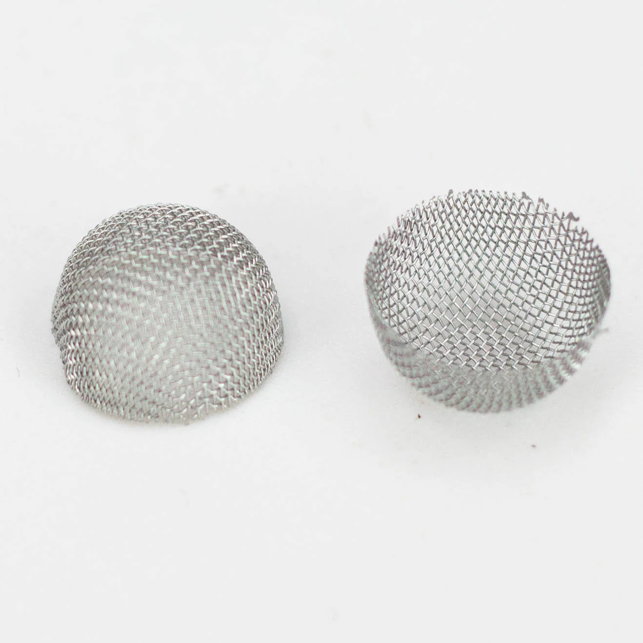 16mm - Preformed No Rim Stainless Steel Bowl Screens (10-Pack)